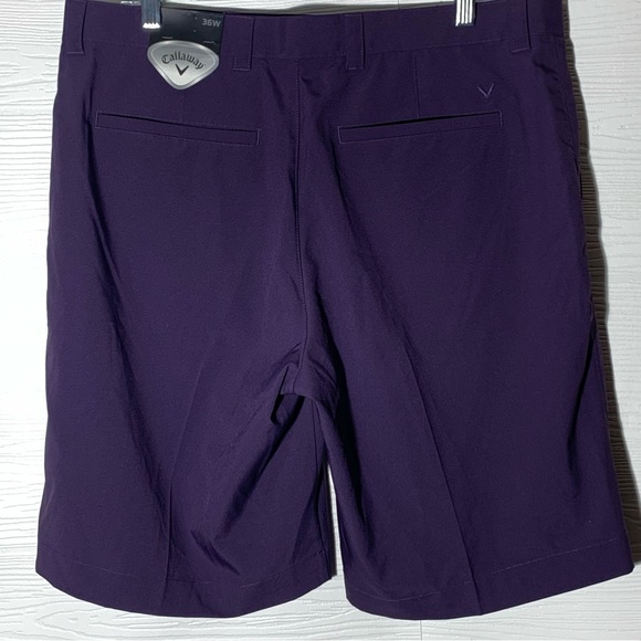 Callaway Deep Purple Golf Shorts 36 Performance Stretch Excellent Condition - Picture 3 of 7